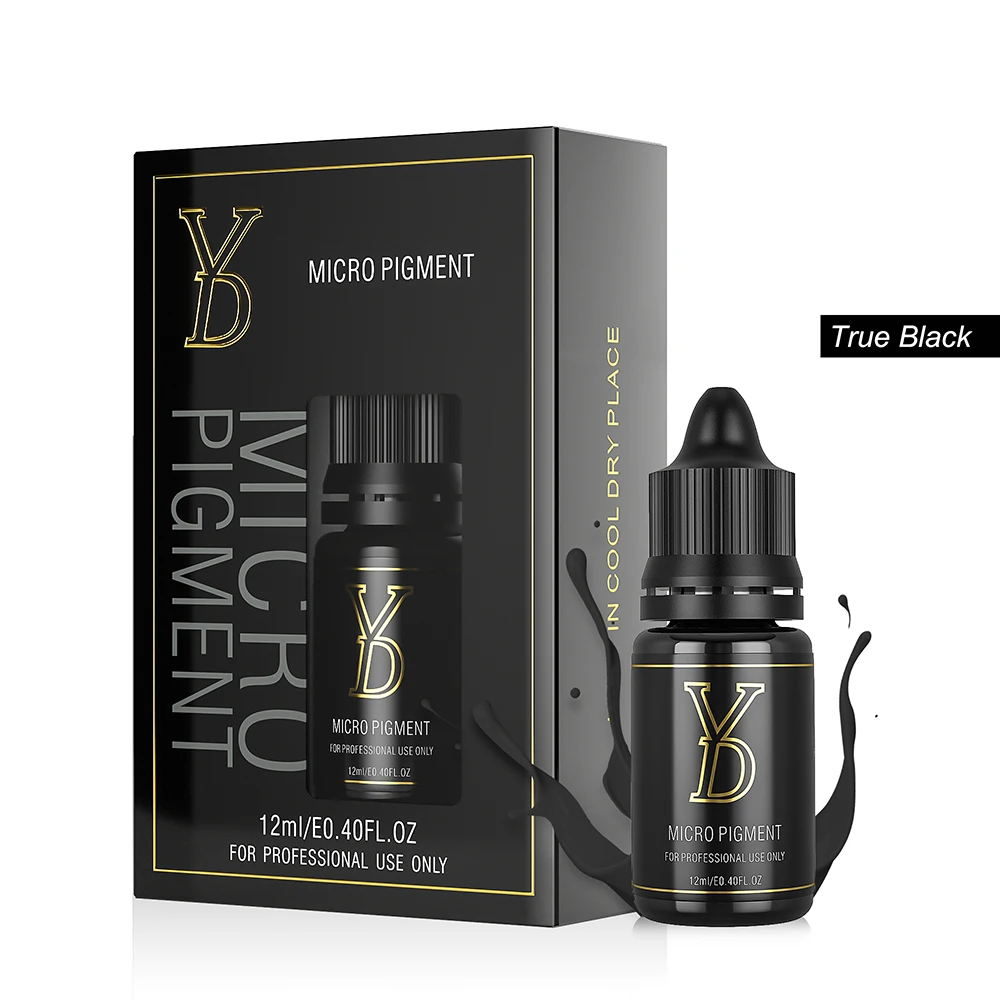 YDPMU True Black Tattoo Ink Pigment Professional Makeup Tattoo Supplies Semi Permanent Organic Eyebrow Pigments Tattoos Art 12ML
YDPMU True Black Tattoo Ink Pigment Professional Makeup Tattoo Supplies Semi Permanent Organic Eyebrow Pigments Tattoos Art 12ML