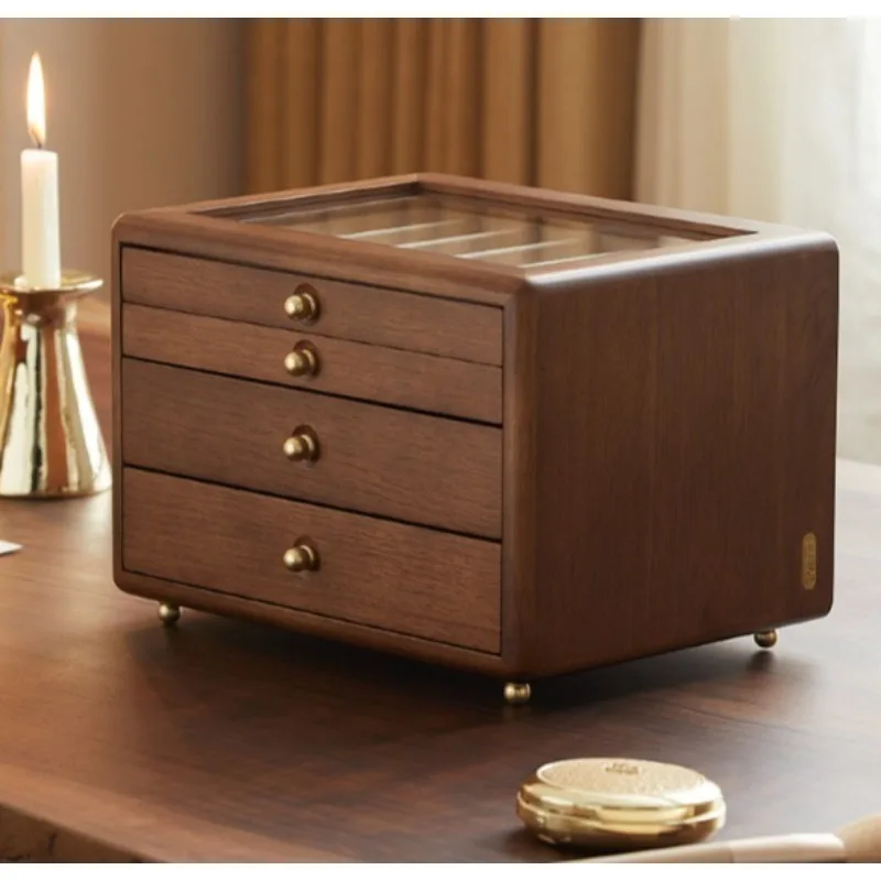 Solid wood jewelry box, storage box, earrings, earrings, jewelry, anti-oxidation box
Solid wood jewelry box, storage box, earrings, earrings, jewelry, anti-oxidation box