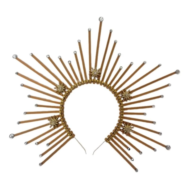 A52E Five-pointed Star Round Head Buckle Crowns Party Halloween Costume Goddess Headwear Witch Dress Hair Accessories
A52E Five-pointed Star Round Head Buckle Crowns Party Halloween Costume Goddess Headwear Witch Dress Hair Accessories