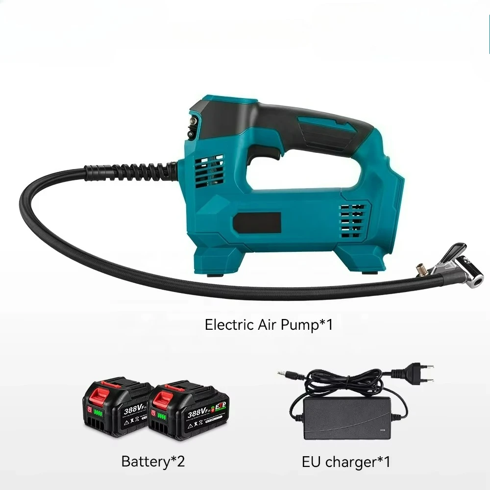 Electric Air Pump LED Display Cordless Rechargeable Car Tire Electric Inflator Pneumatic Tool For 18V Battery 
Electric Air Pump LED Display Cordless Rechargeable Car Tire Electric Inflator Pneumatic Tool For 18V Battery