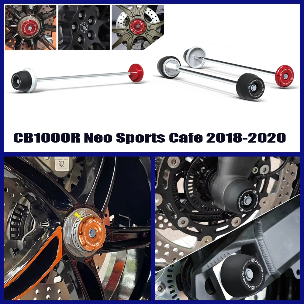 Motorcycle front and rear wheel axle protection device for HONDA CB1000R Neo Sports Cafe 2018-2020
Motorcycle front and rear wheel axle protection device for HONDA CB1000R Neo Sports Cafe 2018-2020