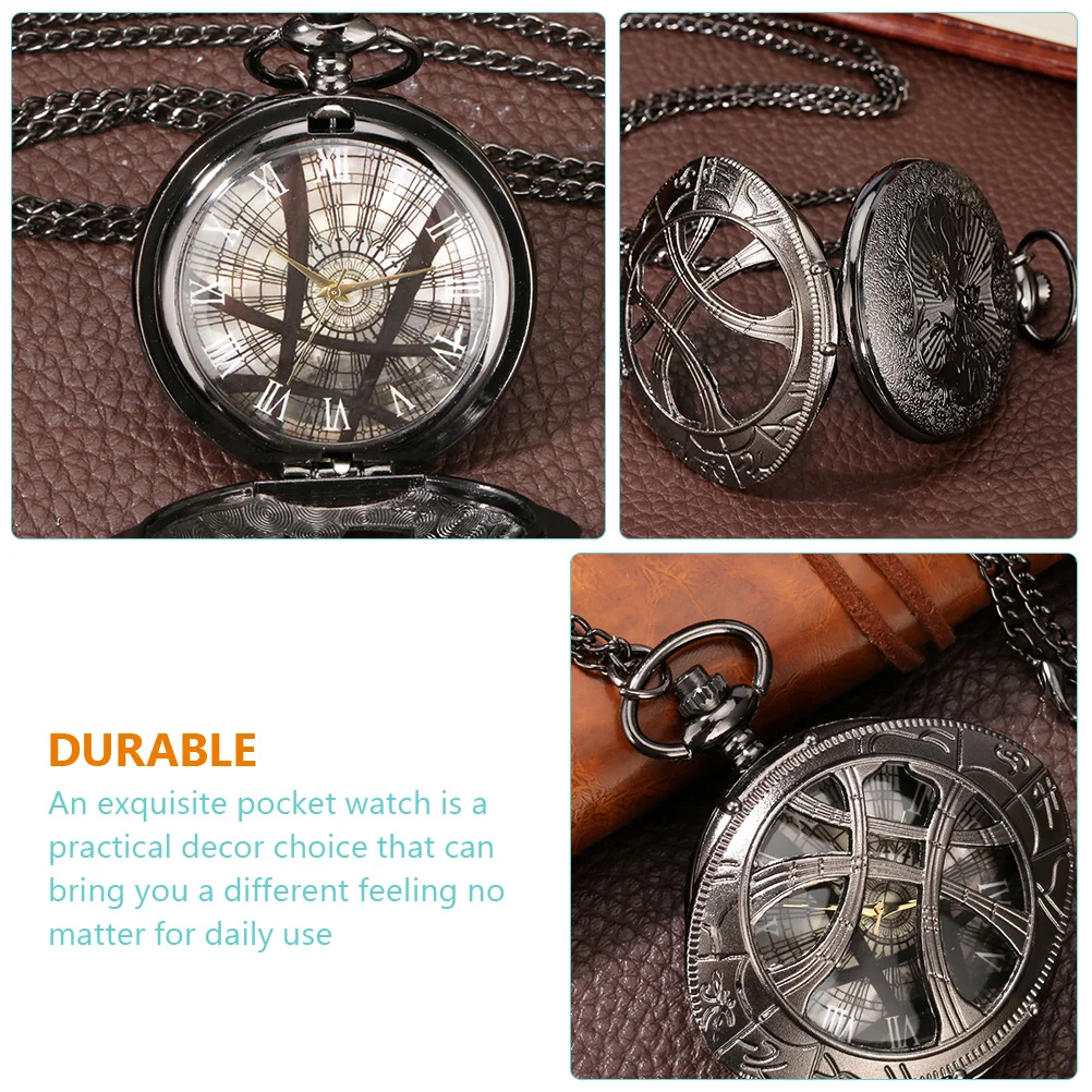 Exquisite Vintage Pocket Watch Retro Hanging Watch Design Mechanical Portable For Men Party Use
Exquisite Vintage Pocket Watch Retro Hanging Watch Design Mechanical Portable For Men Party Use