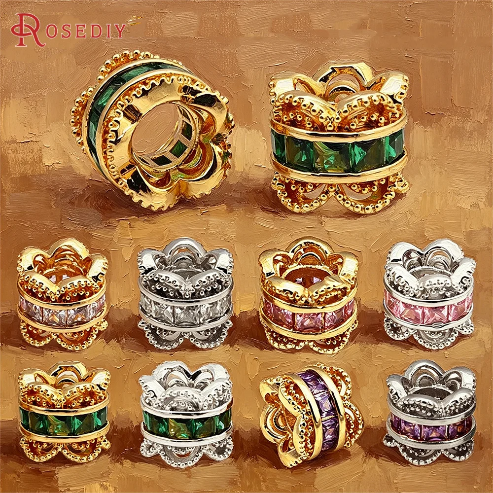 18K Gold Color Large Hole Cylinder Spacer Beads Bracelets High Quality Jewelry Making Necklace Earrings Diy Accessories Making
18K Gold Color Large Hole Cylinder Spacer Beads Bracelets High Quality Jewelry Making Necklace Earrings Diy Accessories Making