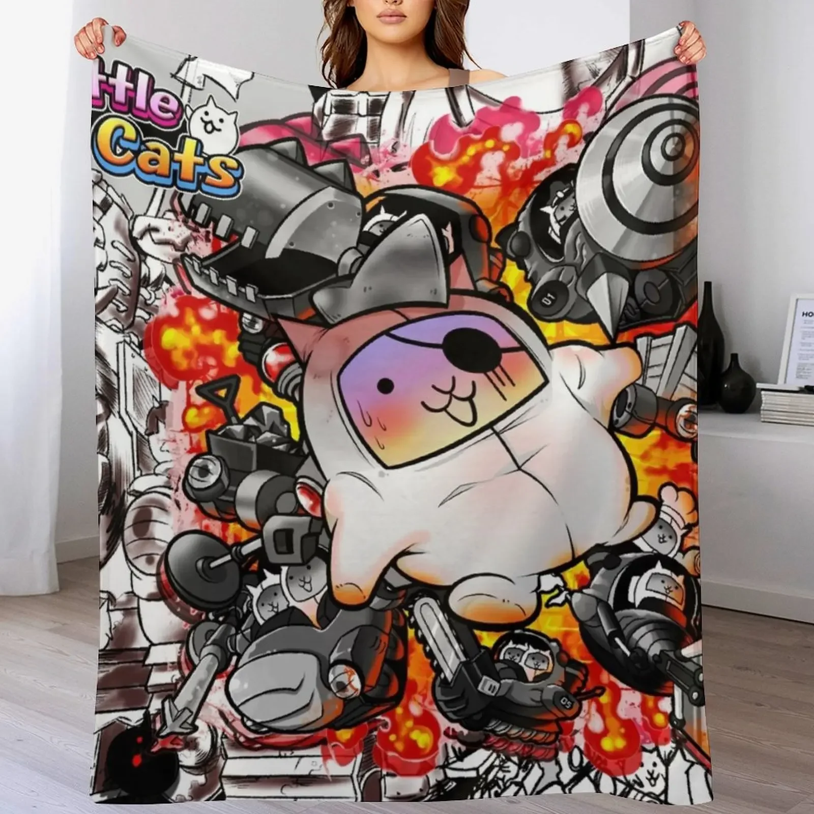 Battle Cats Throw Blanket Bed Luxury Thicken Beach christmas decoration Blankets
Battle Cats Throw Blanket Bed Luxury Thicken Beach christmas decoration Blankets