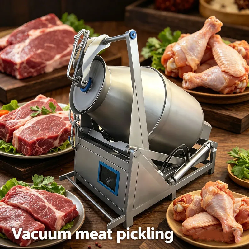 Stainless Steel Vegetable Meat Pickling Machine High Efficiency Automatic Meat Tumbler For Quick Marinating
Stainless Steel Vegetable Meat Pickling Machine High Efficiency Automatic Meat Tumbler For Quick Marinating
