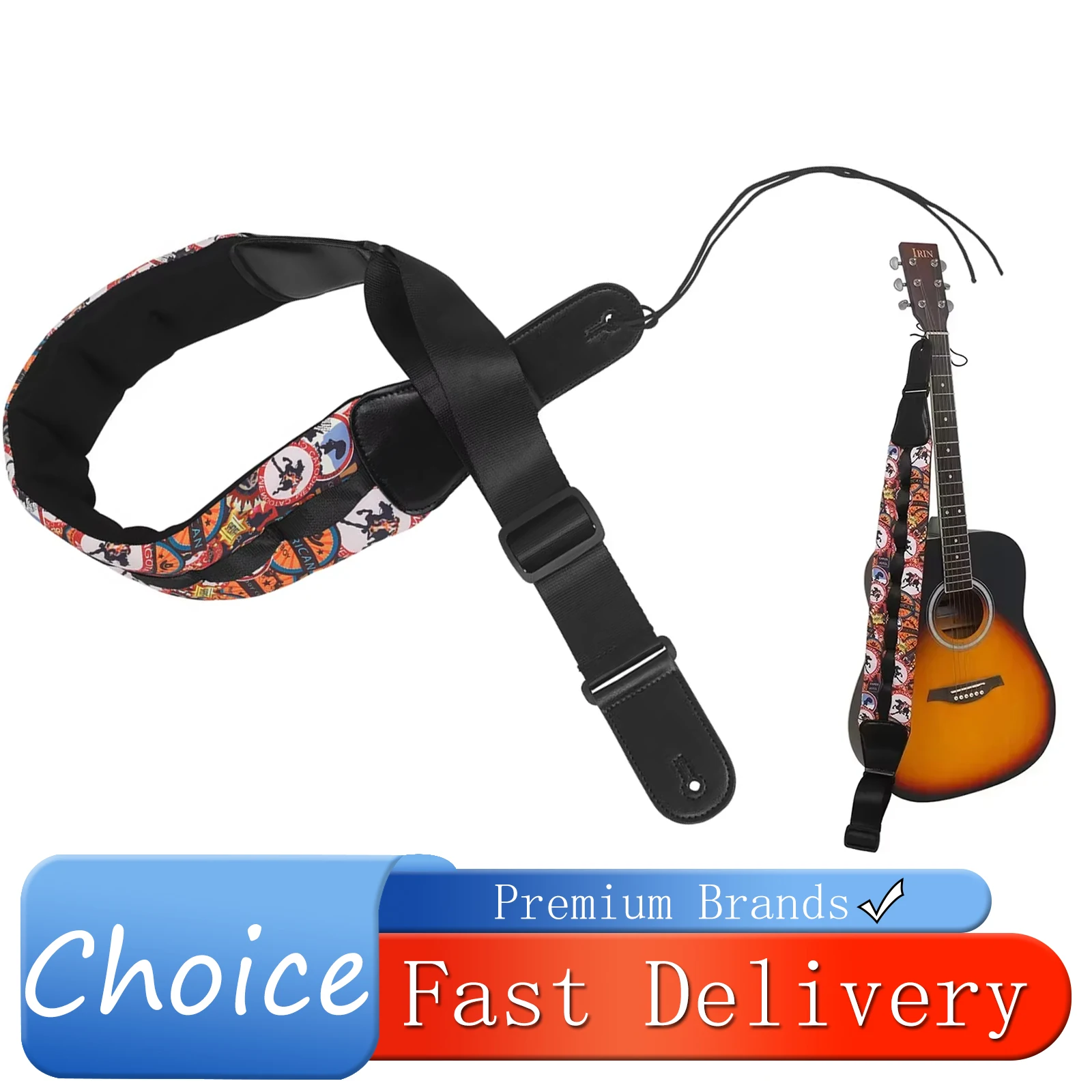 Ремень для гитары IRIN, утолщенный, расширенный, регулируемый, с функцией снижения давления, кожаный, для электрогитары и акустической гитары
Ремень для гитары IRIN, утолщенный, расширенный, регулируемый, с функцией снижения давления, кожаный, для электрогитары и акустической гитары