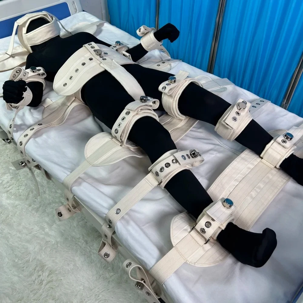 Medical Restraint Belt for Bed Asylum Restraints Set Dementia Care Safety System Guard Fixation Strap Psychiatric Patients
Medical Restraint Belt for Bed Asylum Restraints Set Dementia Care Safety System Guard Fixation Strap Psychiatric Patients