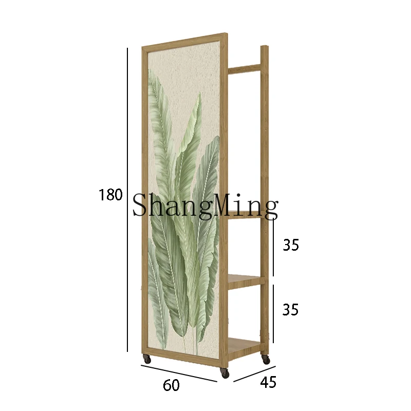 LXY screen partition living room hanger floor mobile modern simple bedroom storage rack
LXY screen partition living room hanger floor mobile modern simple bedroom storage rack