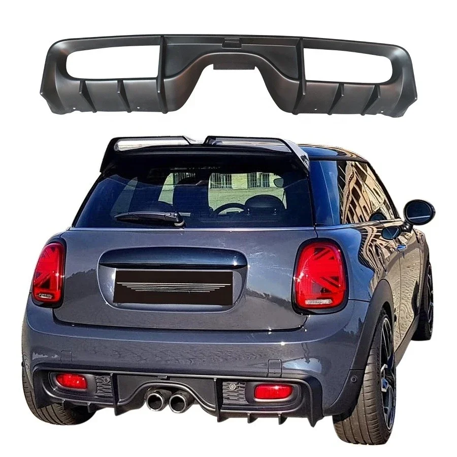 Mini Cooper S Rear Diffuser with New F55 F56 F57 Rear Lip Splitters Body Kit with Bumper Cut-Outs for Exhaust Condition New
Mini Cooper S Rear Diffuser with New F55 F56 F57 Rear Lip Splitters Body Kit with Bumper Cut-Outs for Exhaust Condition New