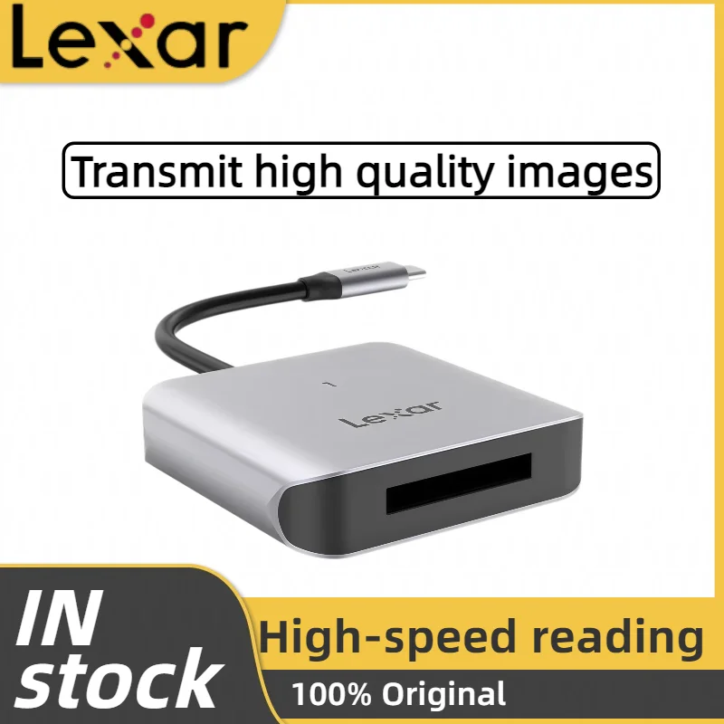 Original Lexar 510U CFexpress Type B Card Reader Memory Card Reader CFE Card Reader USB 3.2 Gen 2 Type C Interface 8K 10Gbps
Original Lexar 510U CFexpress Type B Card Reader Memory Card Reader CFE Card Reader USB 3.2 Gen 2 Type C Interface 8K 10Gbps