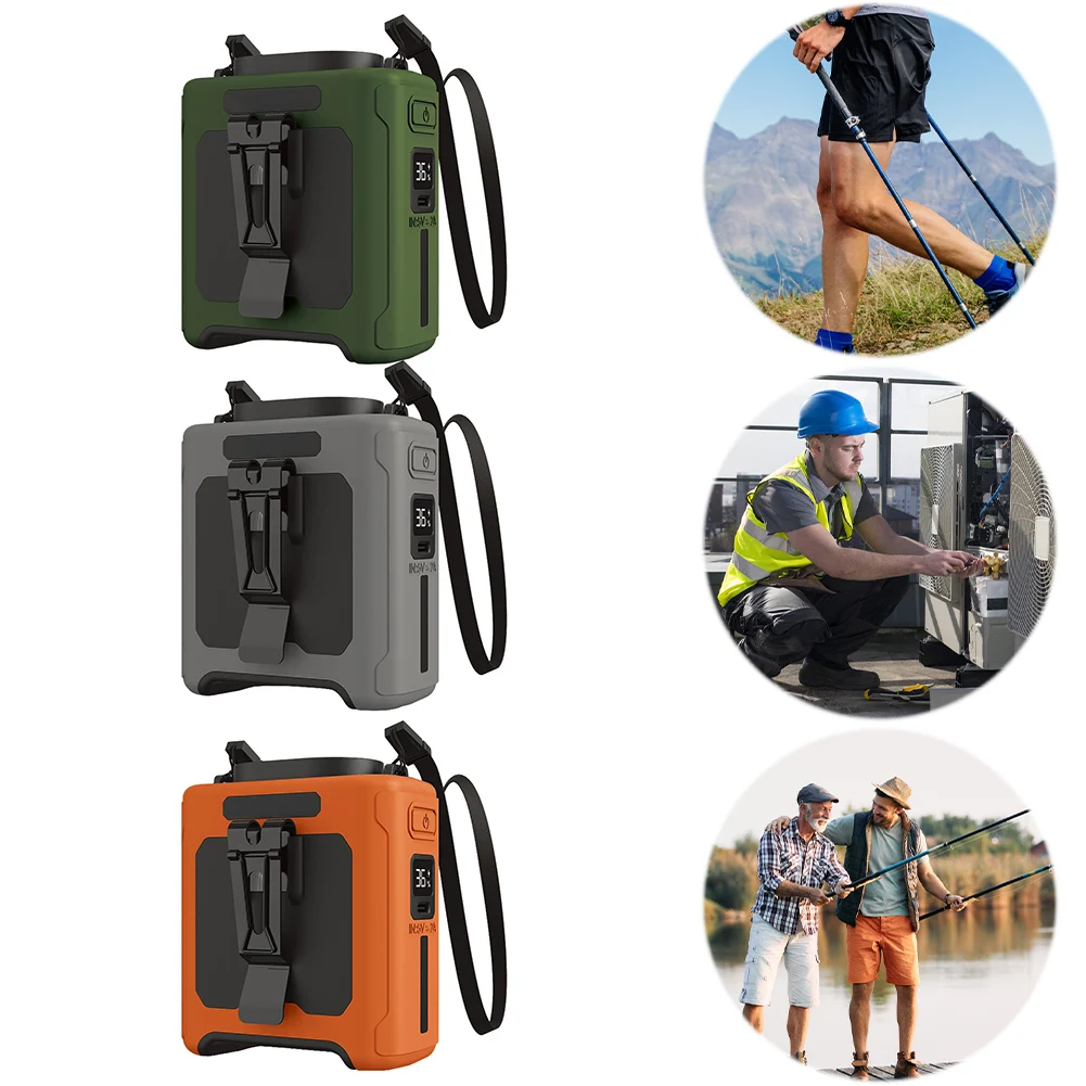 Прохладный поясной вентилятор с Power Bank Носимый персональный вентилятор Бесщеточный моторный ремень Персональный охлаждающий вентилятор для наружного кемпинга Офис Путешествия
Прохладный поясной вентилятор с Power Bank Носимый персональный вентилятор Бесщеточный моторный ремень Персональный охлаждающий вентилятор для наружного кемпинга Офис Путешествия