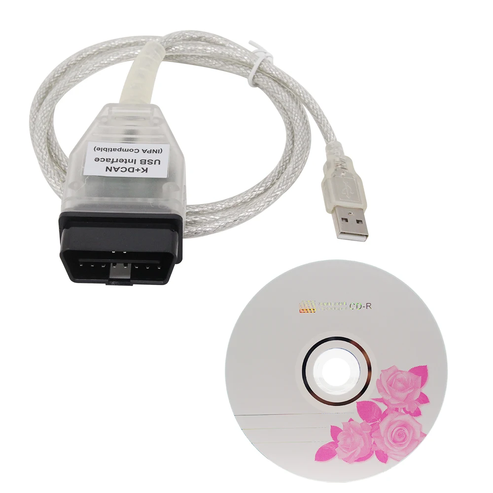 For BMW INPA K+DCAN K DCAN USB Interface Full Diagnostic For 20PIN E-DIABAS OBDII Cable
For BMW INPA K+DCAN K DCAN USB Interface Full Diagnostic For 20PIN E-DIABAS OBDII Cable