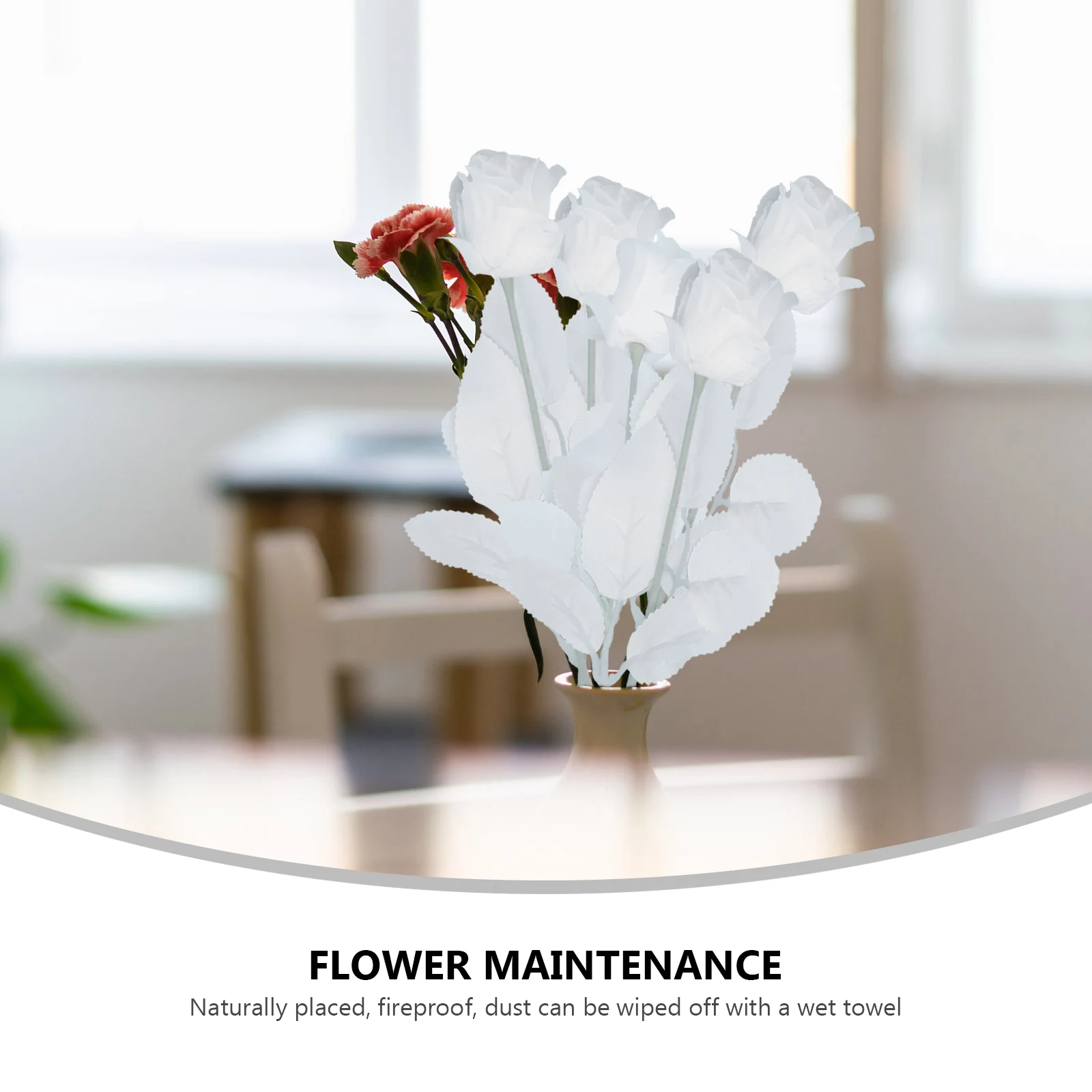 Fake Artificial Decorative Flower Wedding Rose The White Silk Cloth Party Bride 
Fake Artificial Decorative Flower Wedding Rose The White Silk Cloth Party Bride