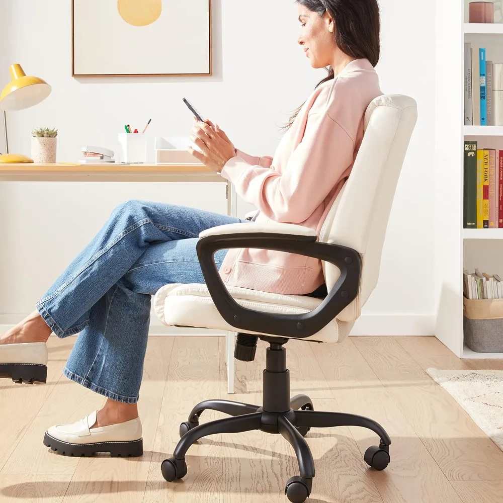 Office Chair , Classic Puresoft PU Padded Mid-Back Office Computer Desk Chair with Armrest - Cream, Office Chair .
Office Chair , Classic Puresoft PU Padded Mid-Back Office Computer Desk Chair with Armrest - Cream, Office Chair .
