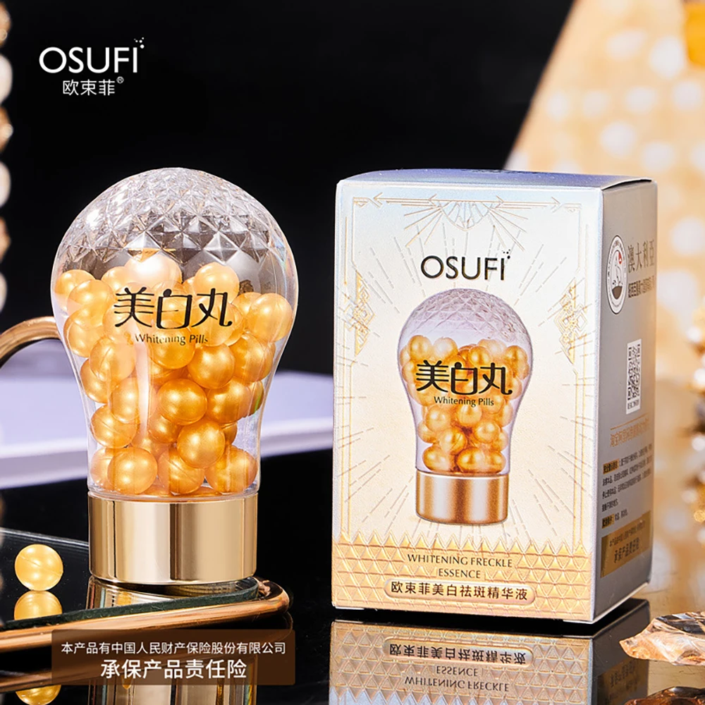 OSUFI Whitening Freckle Removal Facial Care Essence Brighten Dilute Melanin Spots Moisturizing Face Serum Skin Care Products
OSUFI Whitening Freckle Removal Facial Care Essence Brighten Dilute Melanin Spots Moisturizing Face Serum Skin Care Products