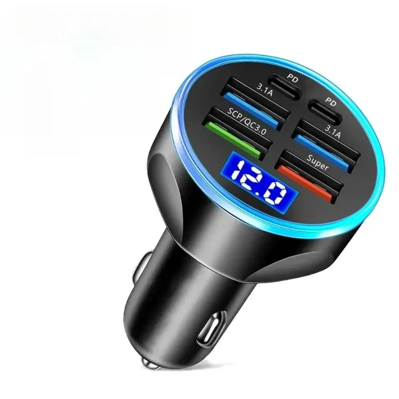 Автомобильное зарядное устройство 2-6 портов Быстрая быстрая зарядка PD QC3.0 USB Автомобильное зарядное устройство типа C Адаптер в автомобиле для IPhone Samsung Huawei Xiaomi
Автомобильное зарядное устройство 2-6 портов Быстрая быстрая зарядка PD QC3.0 USB Автомобильное зарядное устройство типа C Адаптер в автомобиле для IPhone Samsung Huawei Xiaomi