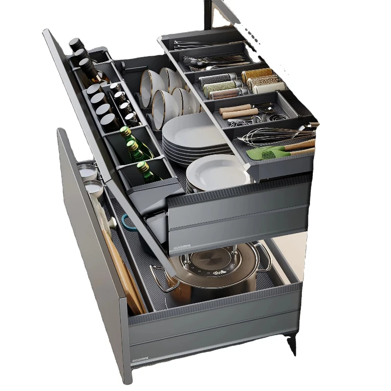 Multifunctional pull-out drawer basket Drawer type vegetable basket Bowl rack Pull-out drawer basket Kitchen cabinet
Multifunctional pull-out drawer basket Drawer type vegetable basket Bowl rack Pull-out drawer basket Kitchen cabinet