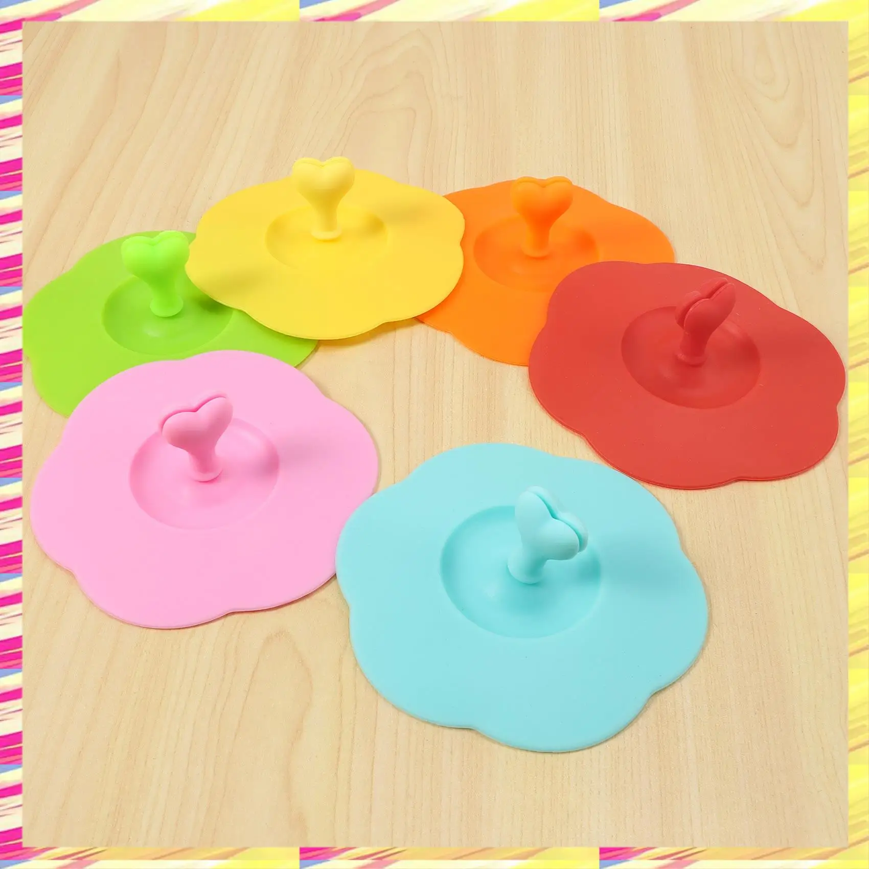 ABJJ Silicone Glass Cup Covers,6Pcs Silicone Cup Lids Reusable Anti-Dust Cup Covers Cute Coffee Tea Mug Cover For Drinks
ABJJ Silicone Glass Cup Covers,6Pcs Silicone Cup Lids Reusable Anti-Dust Cup Covers Cute Coffee Tea Mug Cover For Drinks