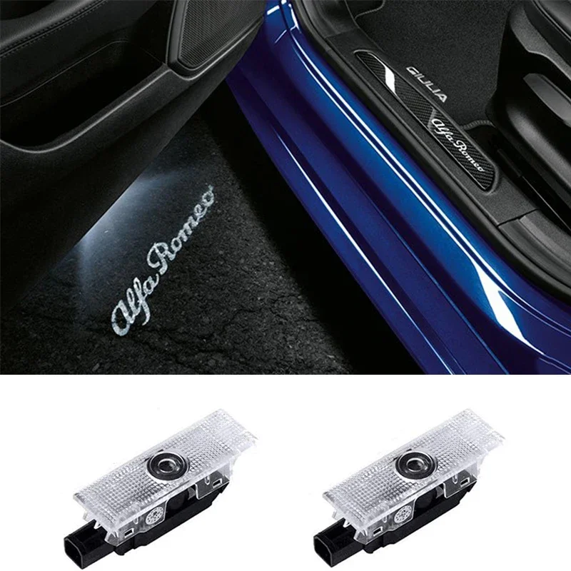 2pcs LED Car Welcome Logo Light Door Projector Light for Alfa Romeo Giulia 952 Tonale Mito, Stelvio 949 Spider 159, Giulietta
2pcs LED Car Welcome Logo Light Door Projector Light for Alfa Romeo Giulia 952 Tonale Mito, Stelvio 949 Spider 159, Giulietta