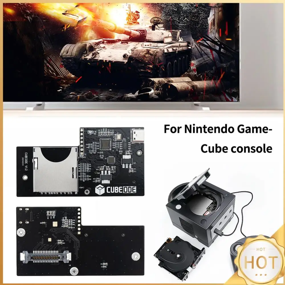 CUBEODE V1.2 Optical Drive Emulator Upgraded Plug and Play Game Console Optical Drive Emulator for NGC GameCube DOL-001&DOL-101
CUBEODE V1.2 Optical Drive Emulator Upgraded Plug and Play Game Console Optical Drive Emulator for NGC GameCube DOL-001&DOL-101