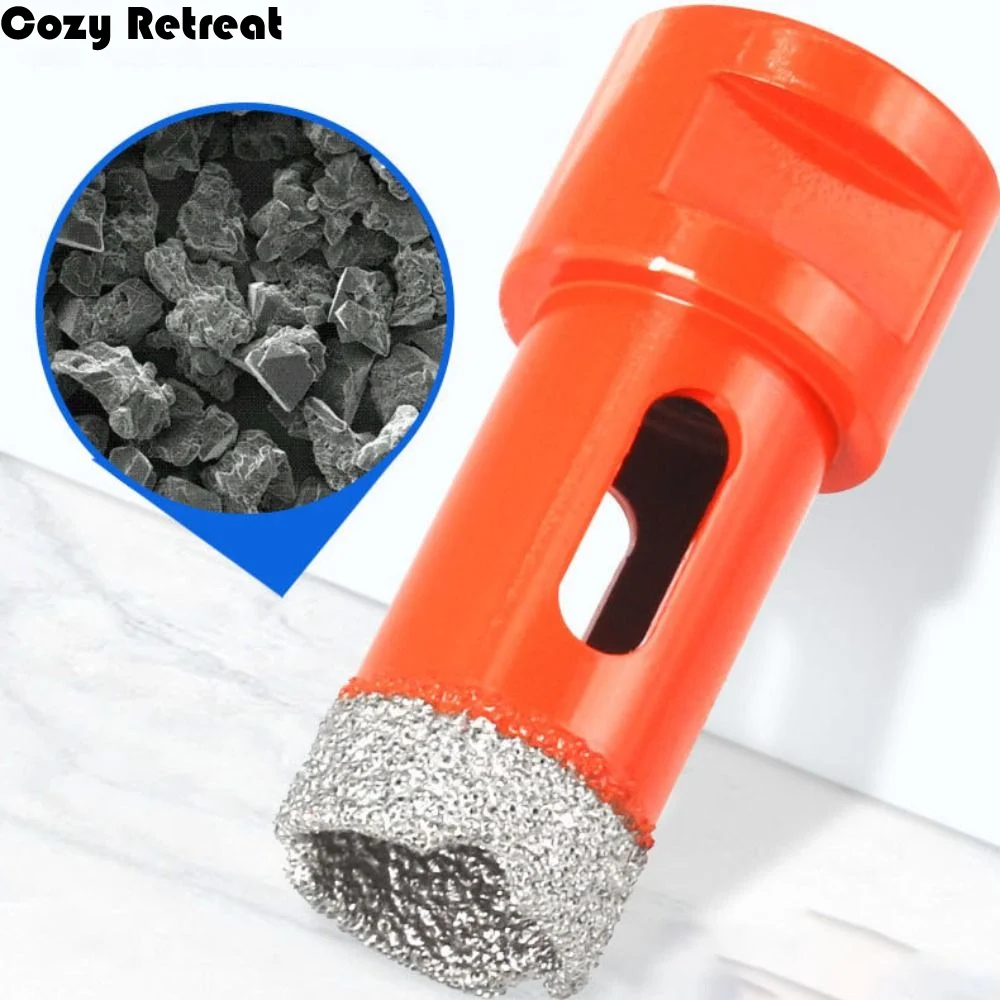 M14 Threaded Brazed Dry Drill Bit Diamond Easy Chip Removal Hole Opener Cooling Wax Core No Slipping Hole Saw Cutter
M14 Threaded Brazed Dry Drill Bit Diamond Easy Chip Removal Hole Opener Cooling Wax Core No Slipping Hole Saw Cutter