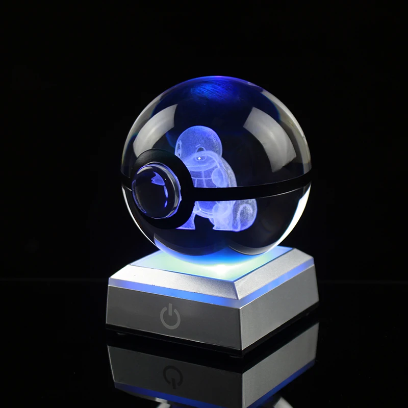 Hot seller Pokemon Go Squirtle 3D Crystal Ball Toys Christmas Gifts Game Souvenir Collection Home Decoration Glass Ball Pokemon
Hot seller Pokemon Go Squirtle 3D Crystal Ball Toys Christmas Gifts Game Souvenir Collection Home Decoration Glass Ball Pokemon