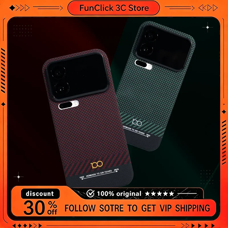 AIUV Kevlar Phone Case for Xiaomi 17ProMax / 17Pro Ultra-thin Magnetic Wireless Fast Charging All Inclusive Aramid Fiber Shell
AIUV Kevlar Phone Case for Xiaomi 17ProMax / 17Pro Ultra-thin Magnetic Wireless Fast Charging All Inclusive Aramid Fiber Shell