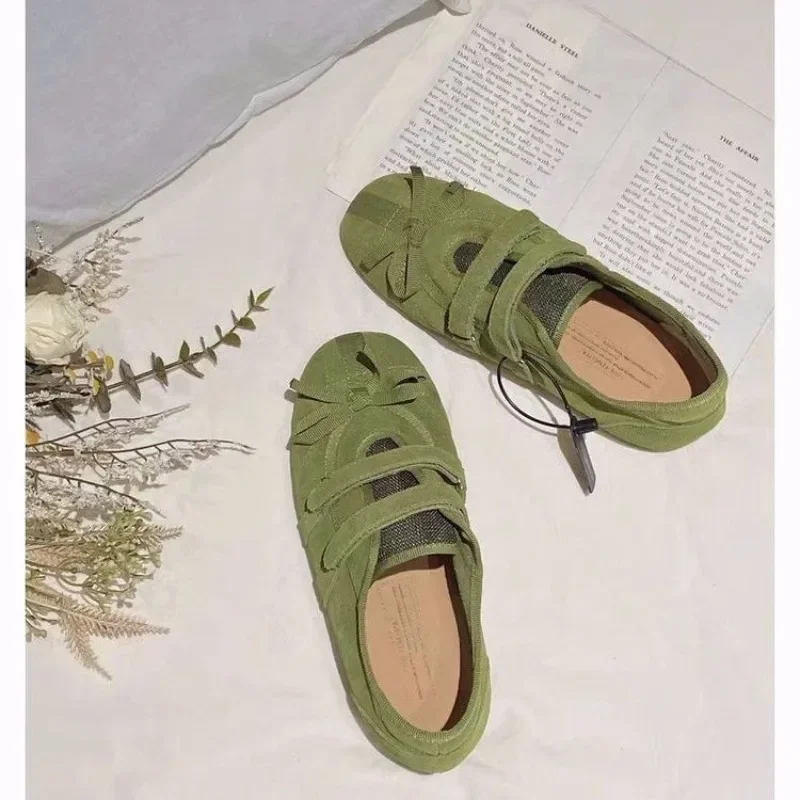 Women's Flat Casual Shoes Bow Tie Square Toe Velcro Shoes Women Leisure 2025 New Spring Autumn Fashion Suede Zapatillas De Mujer
Women's Flat Casual Shoes Bow Tie Square Toe Velcro Shoes Women Leisure 2025 New Spring Autumn Fashion Suede Zapatillas De Mujer