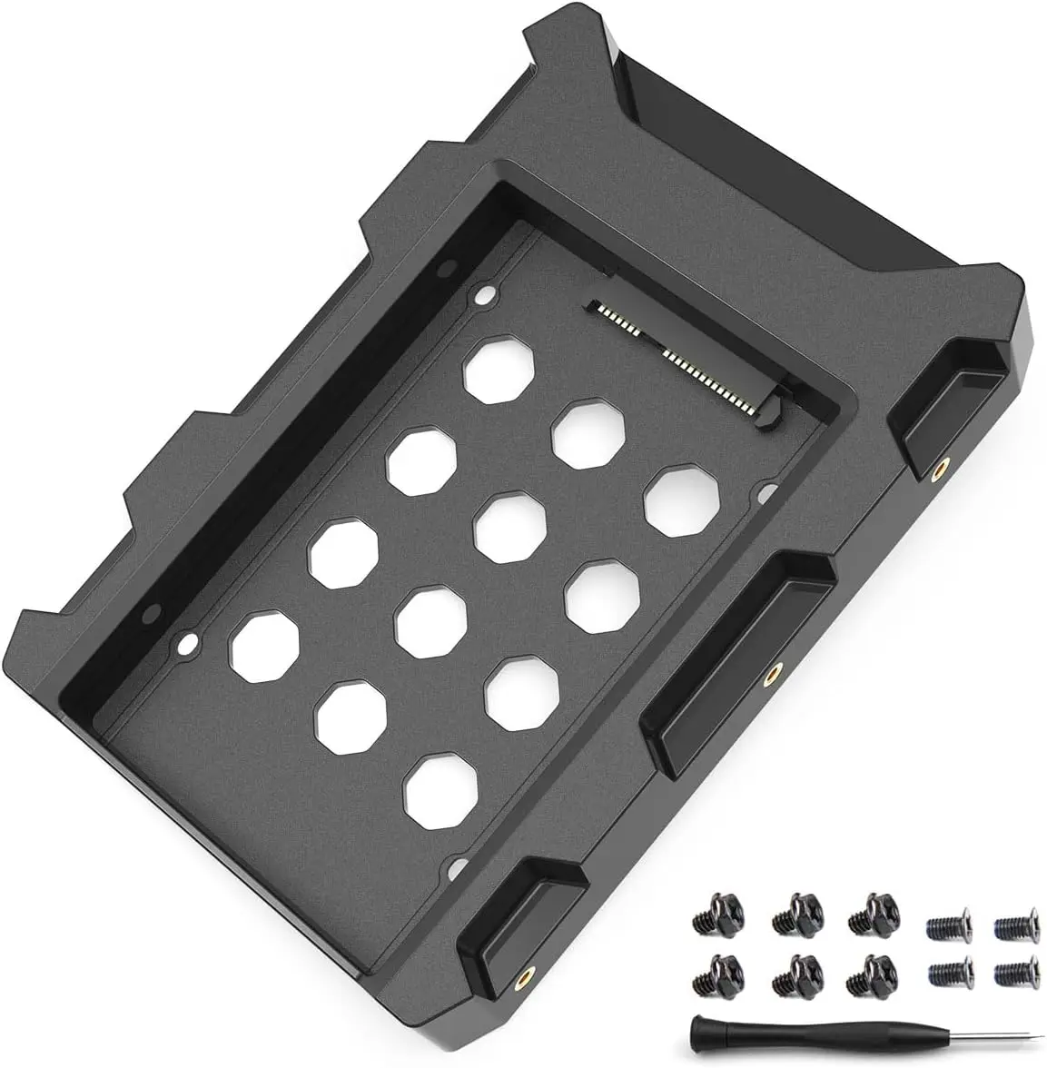 2.5 to 3.5 SSD HDD Mounting Bracket Kit for Desktop PC, Internal Hard Drive Adapter Caddy
2.5 to 3.5 SSD HDD Mounting Bracket Kit for Desktop PC, Internal Hard Drive Adapter Caddy