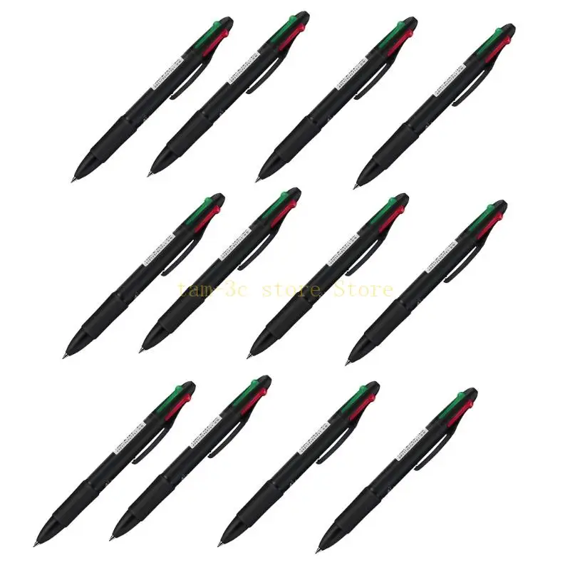 12Pcs Multicolor Ballpoint Pe4 Color-in-1 Ballpoint Pen for Noting Color Coding D0UA
12Pcs Multicolor Ballpoint Pe4 Color-in-1 Ballpoint Pen for Noting Color Coding D0UA