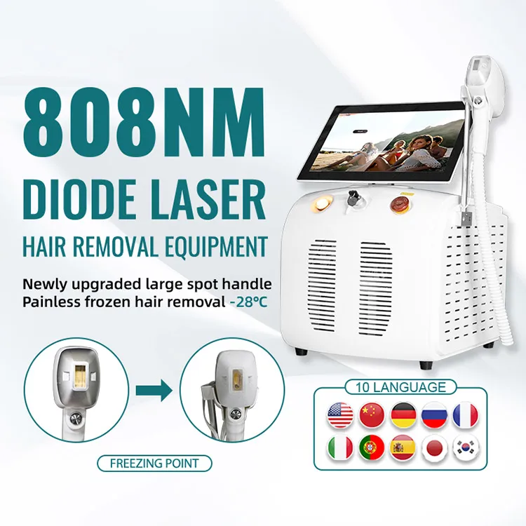 2023 Newest Triple Wavelength 808 Nm Laser Diode 3 Waves Laser Hair Removal Machine titanium 810 nm diode laser hair removal
2023 Newest Triple Wavelength 808 Nm Laser Diode 3 Waves Laser Hair Removal Machine titanium 810 nm diode laser hair removal