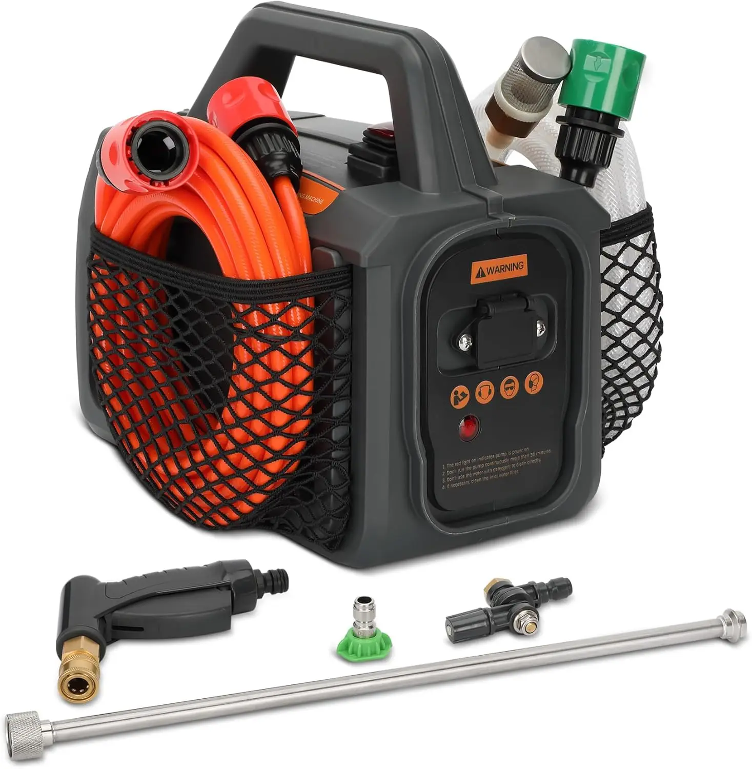 Indoor/Outdoor HVAC Coil Cleaning - 120V 80W Portable Sprayer, 4L/min Flow Rate, 0.7 - 1.0MPa Pressure
Indoor/Outdoor HVAC Coil Cleaning - 120V 80W Portable Sprayer, 4L/min Flow Rate, 0.7 - 1.0MPa Pressure