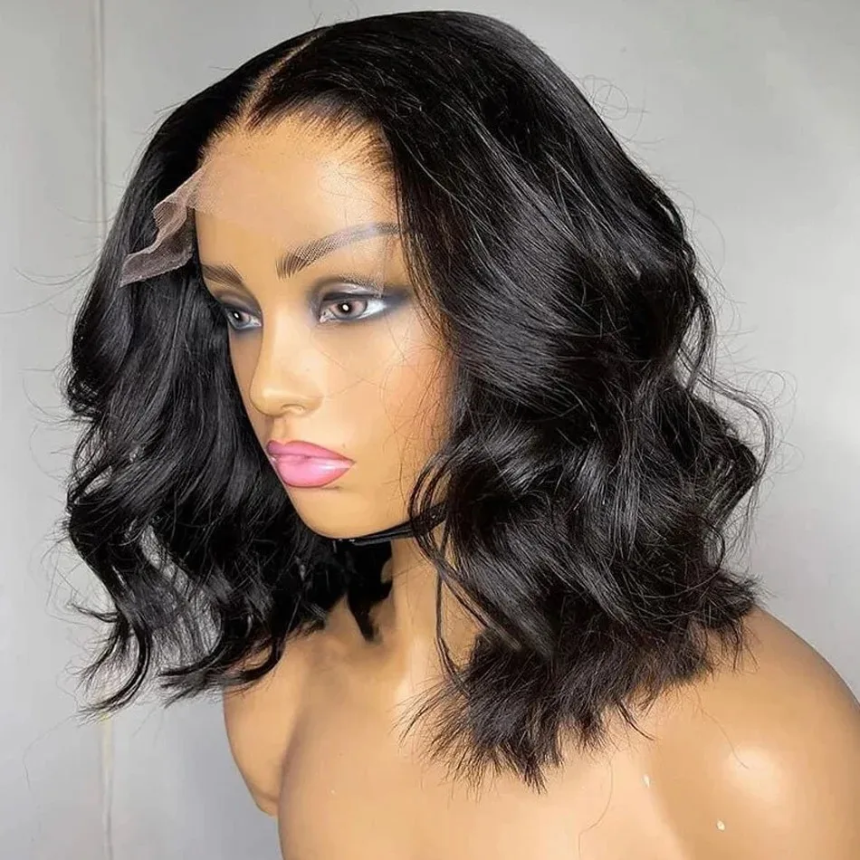 13x4 Bob Lace Front Wig PrePlucked For Black Women 250 Density HD Transparent Body Wave Lace Frontal Human Brazilian Hair Wig
13x4 Bob Lace Front Wig PrePlucked For Black Women 250 Density HD Transparent Body Wave Lace Frontal Human Brazilian Hair Wig