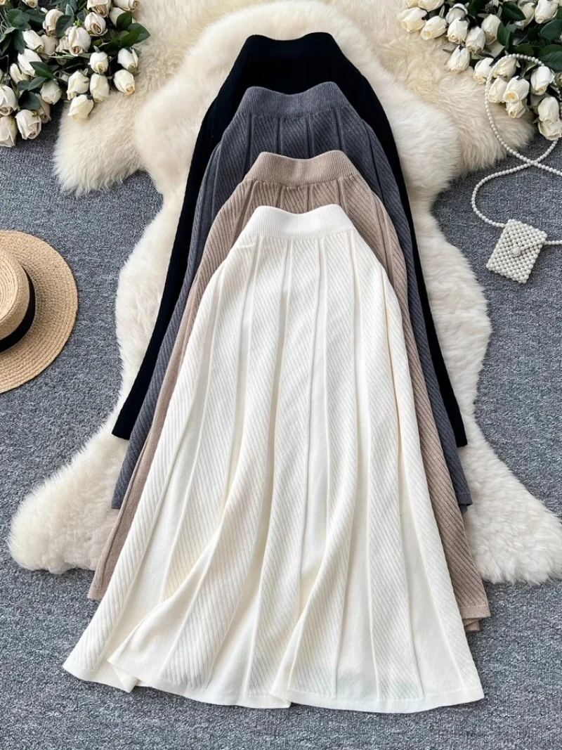 High End Knitted Skirt For Women Autumn/Winter 2025 Fashion Elegant Elastic Waist Skinny Stylish Medium Length Skirt w1114
High End Knitted Skirt For Women Autumn/Winter 2025 Fashion Elegant Elastic Waist Skinny Stylish Medium Length Skirt w1114
