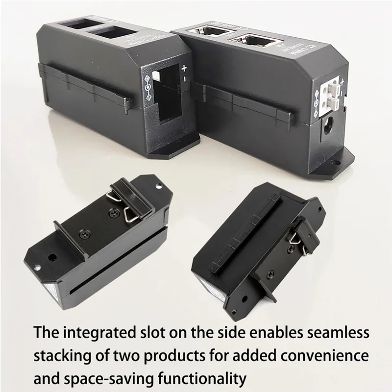 B04B-DIN Rail Single Port 2.5 Gigabit Poe Injector 2.5 Gigabit Poe Injector DIN Rail 2.5 Gigabit Poe Injector 90W Output Poe++ 
B04B-DIN Rail Single Port 2.5 Gigabit Poe Injector 2.5 Gigabit Poe Injector DIN Rail 2.5 Gigabit Poe Injector 90W Output Poe++