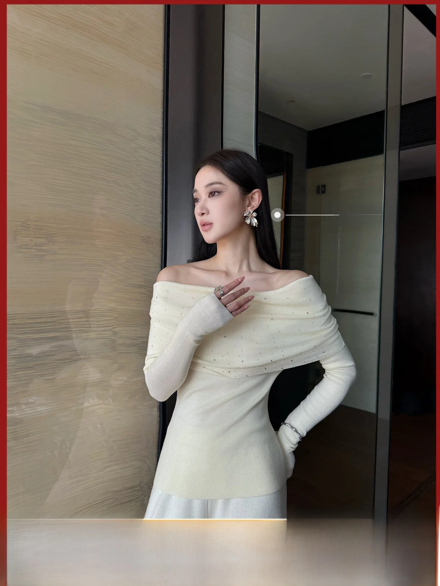 White Knitted Sweater Women's Limited Time Offer Soft Wool Blend Long Sleeve Regular Fit Casual Style Rose Nebula Series
White Knitted Sweater Women's Limited Time Offer Soft Wool Blend Long Sleeve Regular Fit Casual Style Rose Nebula Series