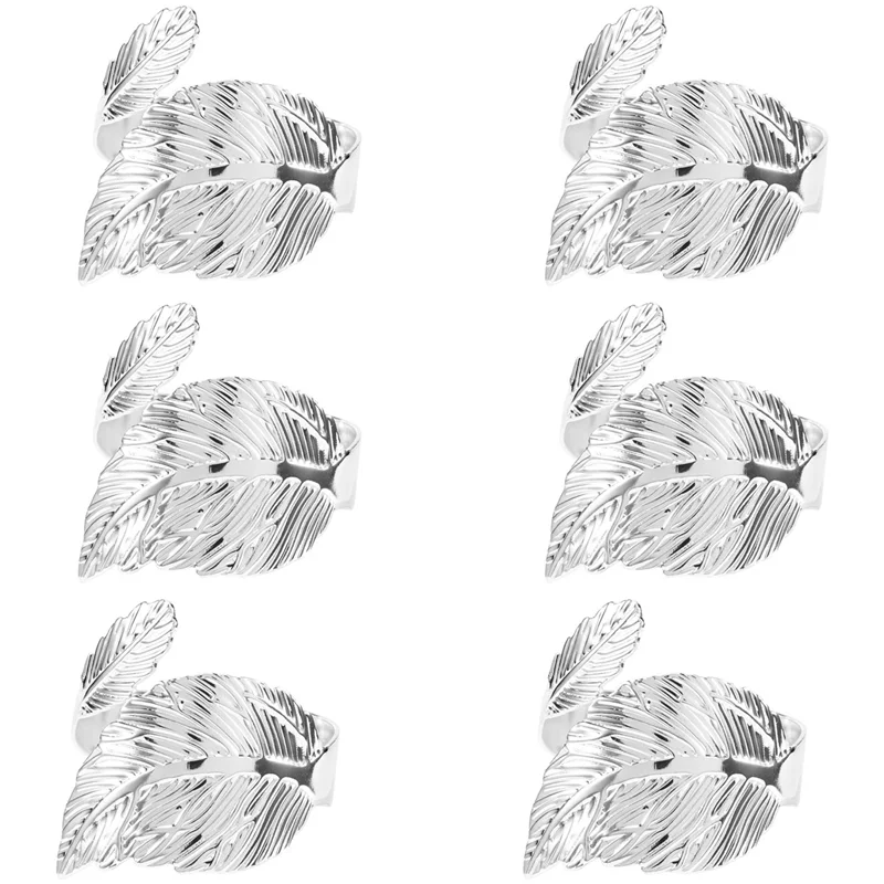 Leaf Napkin Rings Set Of 6,Leaves Napkin Rings For Table Setting,Metal Leaf Napkin Holder Rings For Holiday Party
Leaf Napkin Rings Set Of 6,Leaves Napkin Rings For Table Setting,Metal Leaf Napkin Holder Rings For Holiday Party