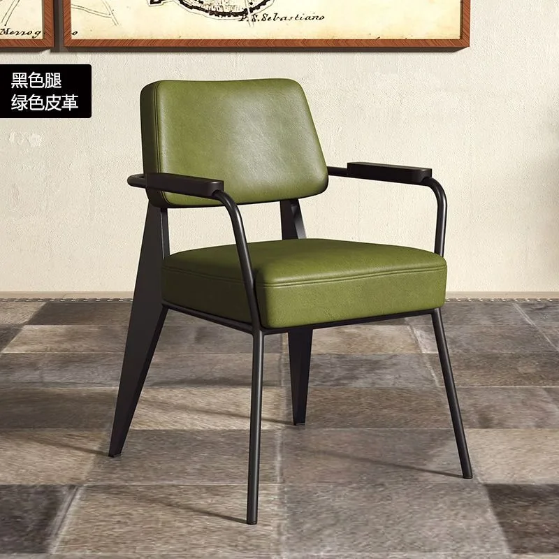 Nordic Dining Chairs Coffee Shops Chairs Iron Art Leather Leisure Restaurant Chair Living Room Lounge Chairs Stools Armchair
Nordic Dining Chairs Coffee Shops Chairs Iron Art Leather Leisure Restaurant Chair Living Room Lounge Chairs Stools Armchair