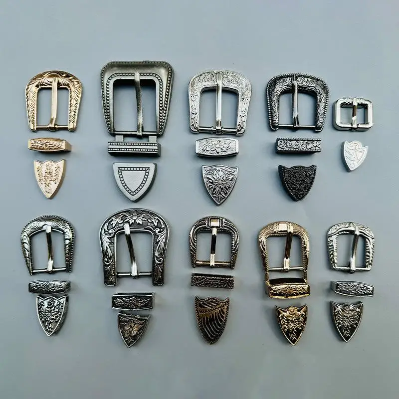 〔BGS3〕1 Set Three-Piece Belt Buckle Set Vintage Carved Pin Buckle Set DIY Leather Waistband Parts Accessories
〔BGS3〕1 Set Three-Piece Belt Buckle Set Vintage Carved Pin Buckle Set DIY Leather Waistband Parts Accessories