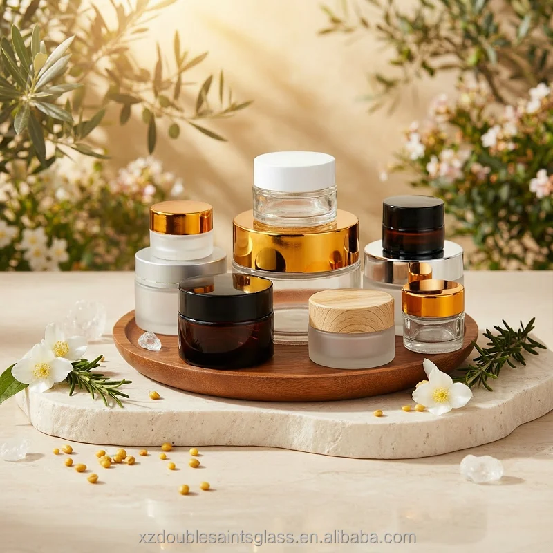 Clear Glass Cream Jars 5-100g Empty Refillable Cosmetic Pots with Plastic Lids, DIY Lip Mask Skin Care Makeup Tool Wholesale Bul
Clear Glass Cream Jars 5-100g Empty Refillable Cosmetic Pots with Plastic Lids, DIY Lip Mask Skin Care Makeup Tool Wholesale Bul