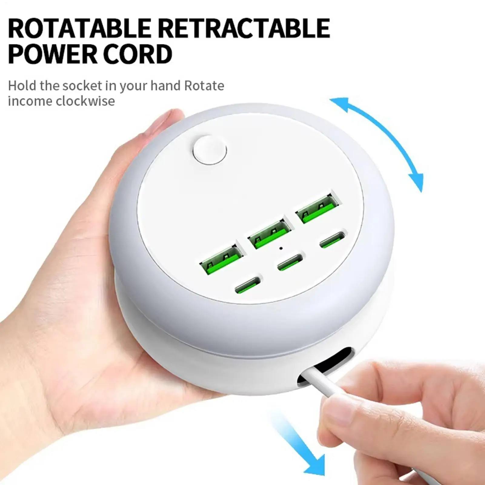 Multi USB Charging Station Portable Retractable Adjustable Device With Light USB Charger Block Multiple Ports For House Indoor
Multi USB Charging Station Portable Retractable Adjustable Device With Light USB Charger Block Multiple Ports For House Indoor