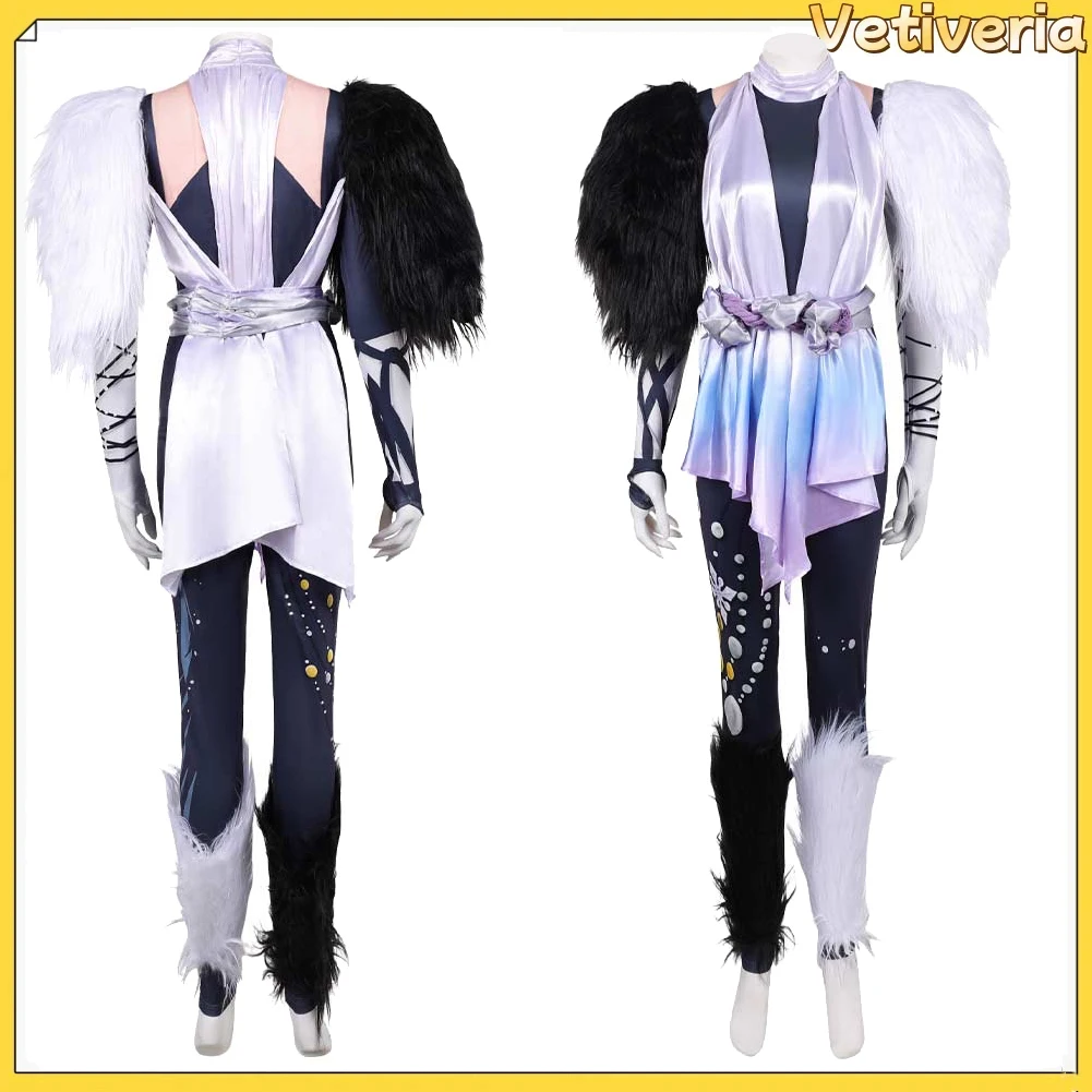 Women Luna Snow Cosplay Costume Jumpsuit Clothing Game Rivals Roleplay Shoulder Pads Outfits Halloween Carnival Party Suit
Women Luna Snow Cosplay Costume Jumpsuit Clothing Game Rivals Roleplay Shoulder Pads Outfits Halloween Carnival Party Suit