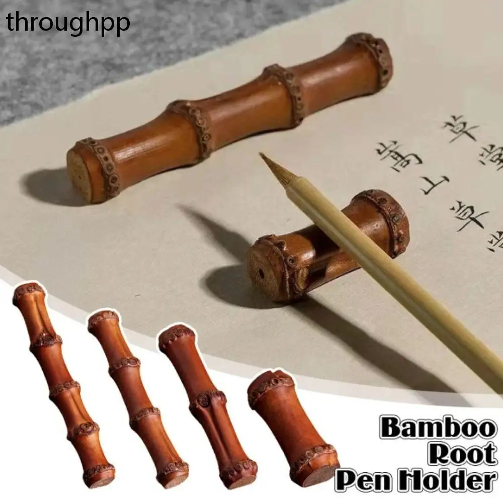 Chinese Style Natural Bamboo Root Brush Pen Holder Penmanship Pen Stand Art Supplies
Chinese Style Natural Bamboo Root Brush Pen Holder Penmanship Pen Stand Art Supplies