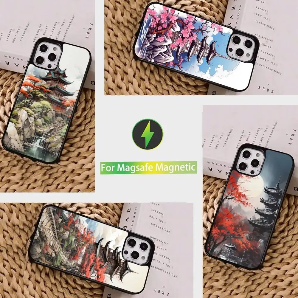 Sakura Temple Japanese Art For iPhone 12,Pro,16,15,Mini,13,17,Max,11,14,Plus,For Magsafe,Magnetic Wireless Charging Case
Sakura Temple Japanese Art For iPhone 12,Pro,16,15,Mini,13,17,Max,11,14,Plus,For Magsafe,Magnetic Wireless Charging Case