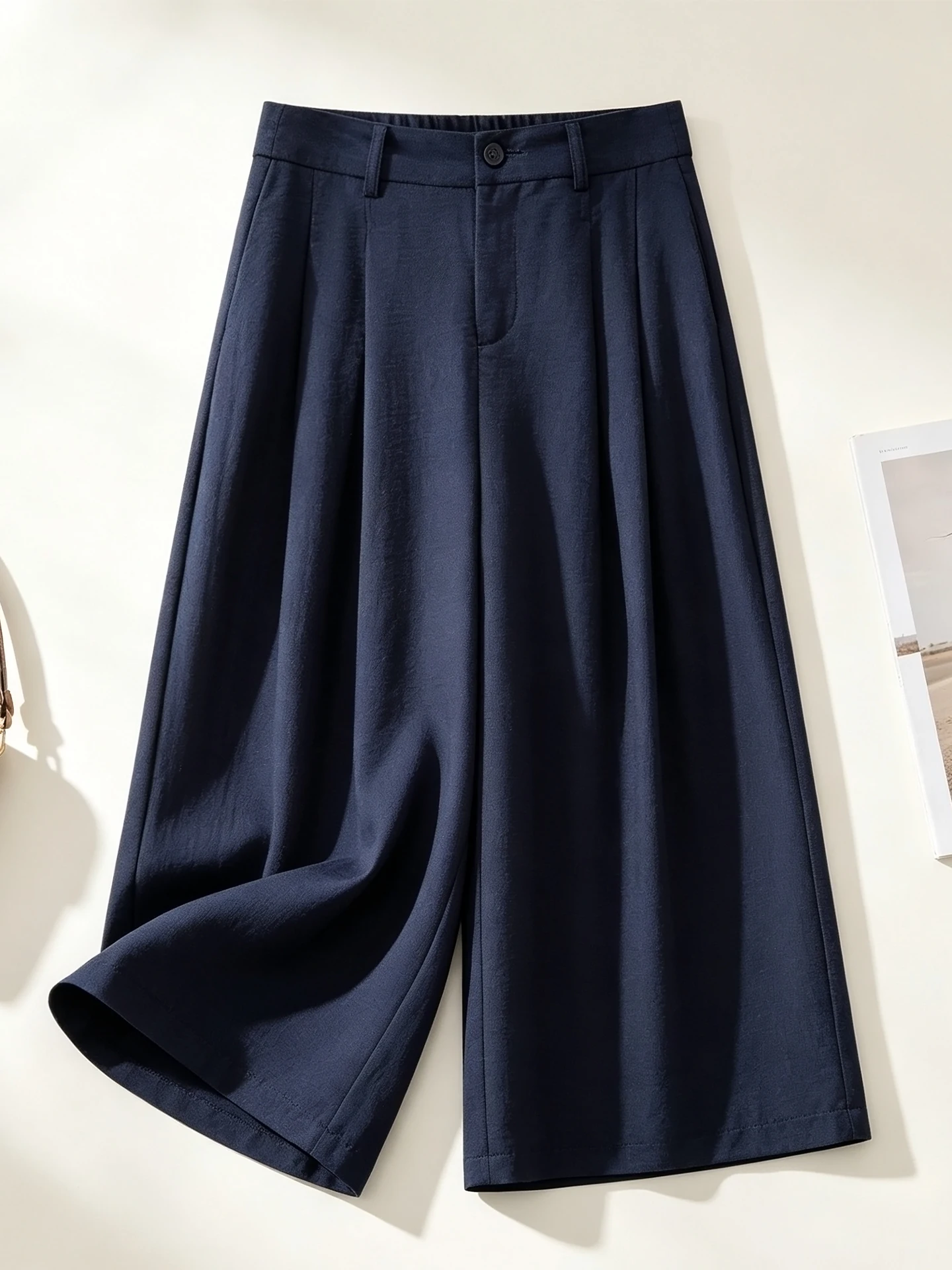 Ice Silk Linen Wide Leg Skirt Pants Women Summer Thin New Small Size High Waist Draping Nine Points Casual Pants Skirt
Ice Silk Linen Wide Leg Skirt Pants Women Summer Thin New Small Size High Waist Draping Nine Points Casual Pants Skirt