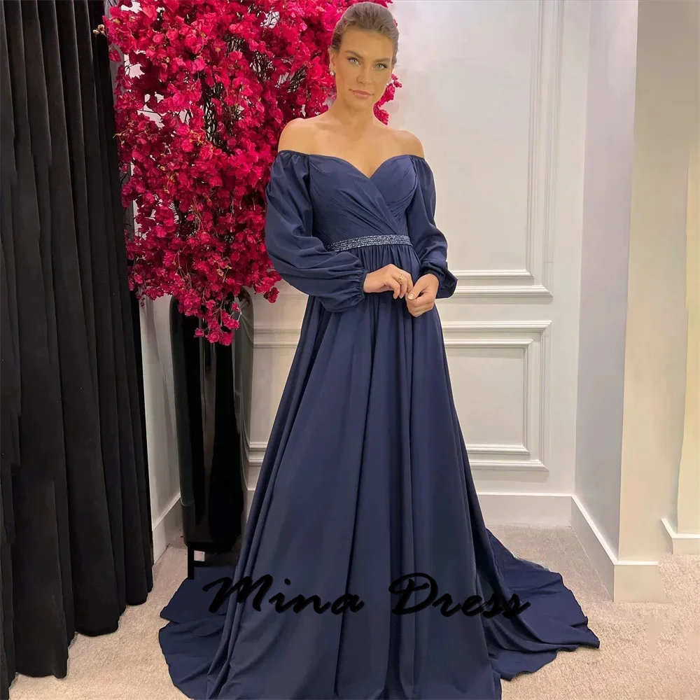 Mina Customized Backless Evening Dresses Woman Elegant Dresses for Women Gala Party Dress Strapless Long Sleeves Ball Gowns Prom
Mina Customized Backless Evening Dresses Woman Elegant Dresses for Women Gala Party Dress Strapless Long Sleeves Ball Gowns Prom