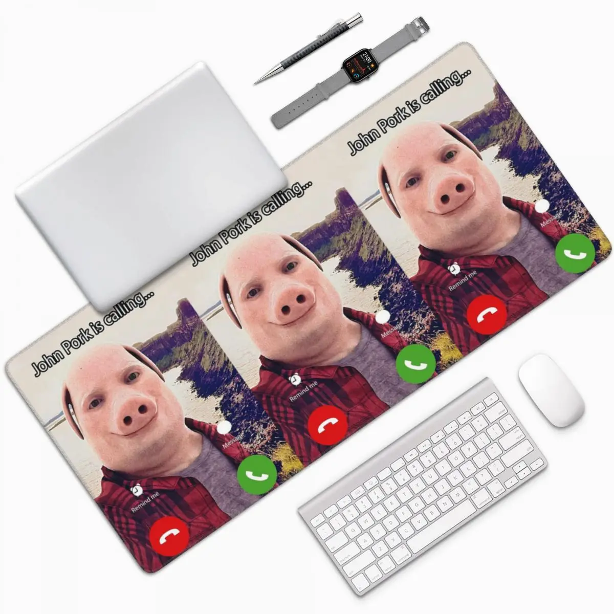 John Pork Is Calling Answer Call Phone Большой коврик для мыши Компьютерная клавиатура Коврик для мыши Игровой ПК Ноутбук Настольный коврик Офисные настольные коврики
John Pork Is Calling Answer Call Phone Большой коврик для мыши Компьютерная клавиатура Коврик для мыши Игровой ПК Ноутбук Настольный коврик Офисные настольные коврики
