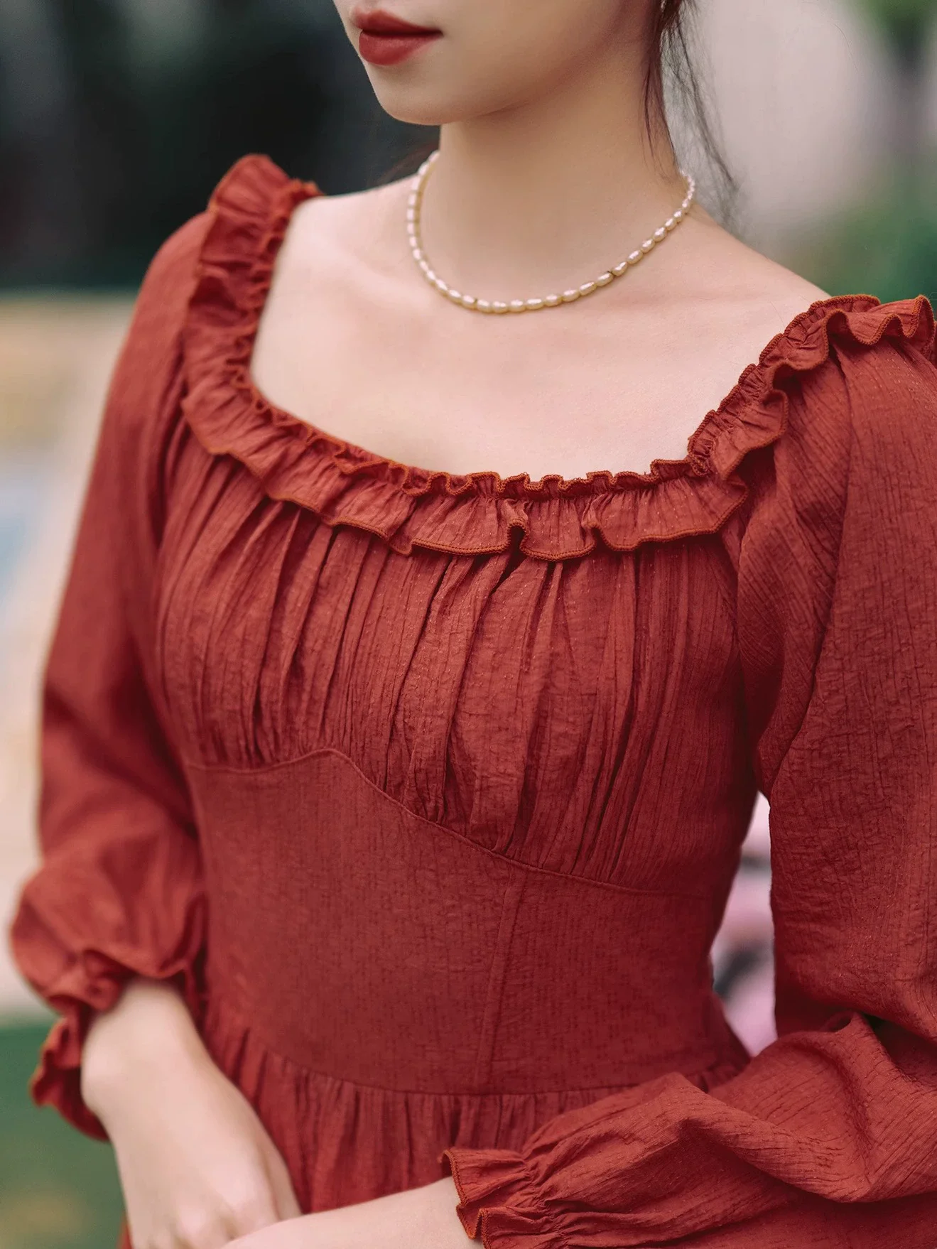 84-96cm Bust Spring Autumn Women Romantic Medieval Vintage Oil Painting Prairie Style Delicate Slim Empire Dresses
84-96cm Bust Spring Autumn Women Romantic Medieval Vintage Oil Painting Prairie Style Delicate Slim Empire Dresses