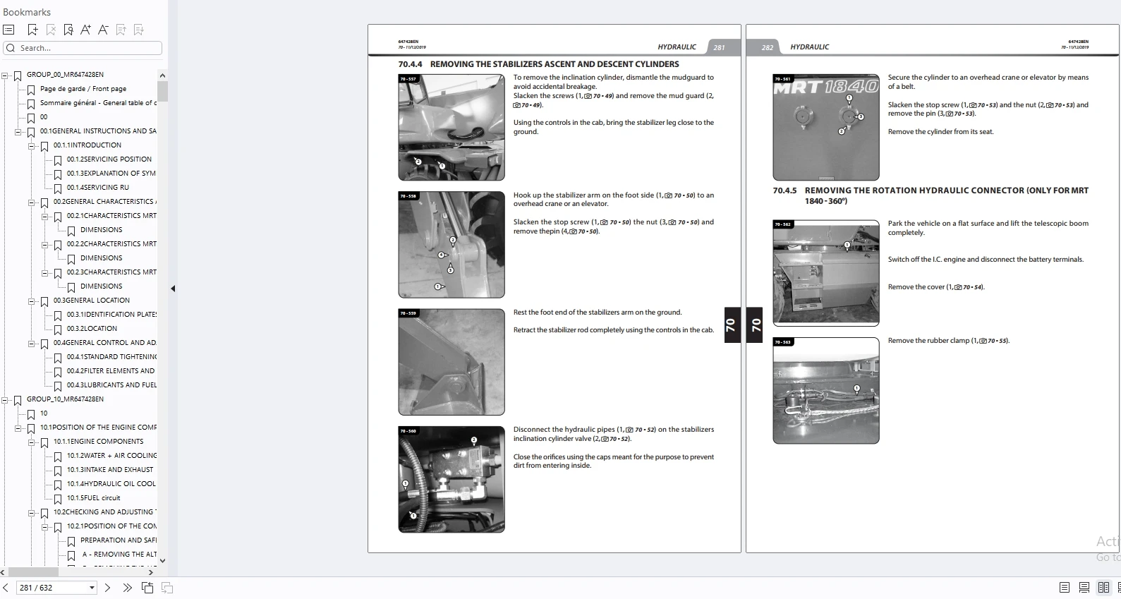 AutoCD Manitou Telehandler MRT MRT-X Series Service Manual, Operator Manuals, Part Manual Update 2024
AutoCD Manitou Telehandler MRT MRT-X Series Service Manual, Operator Manuals, Part Manual Update 2024