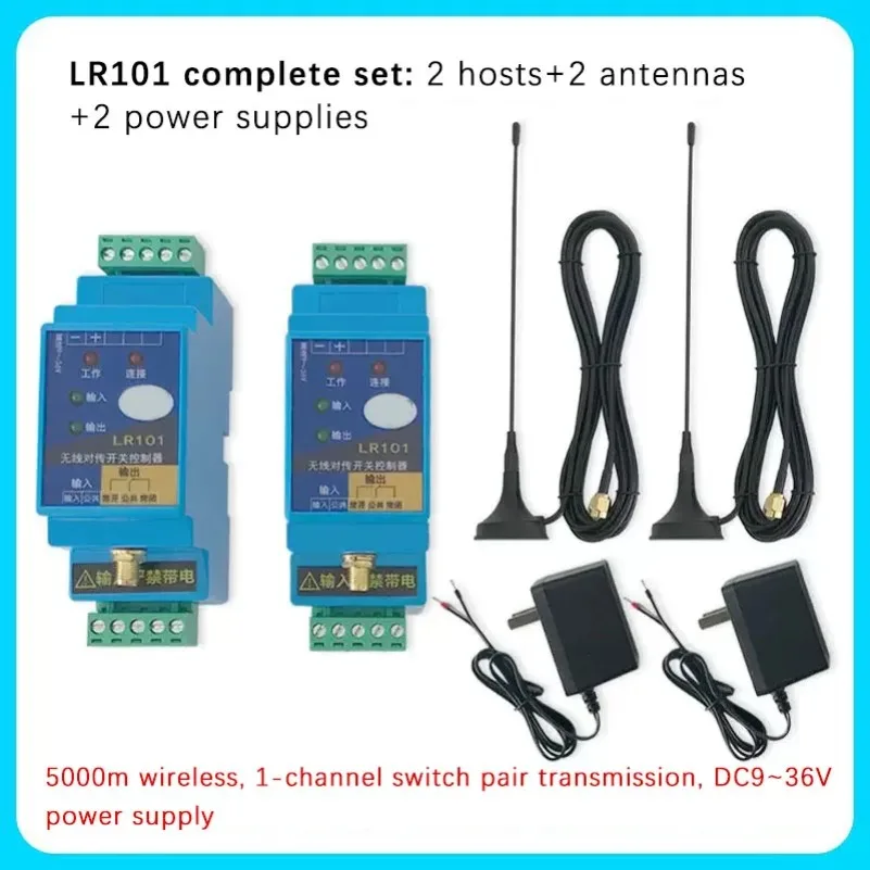 Transmitting and Receiving Pair Transmission Switch Remote Relay Receiver LR101 Switch Quantity Wireless Transmission Module
Transmitting and Receiving Pair Transmission Switch Remote Relay Receiver LR101 Switch Quantity Wireless Transmission Module